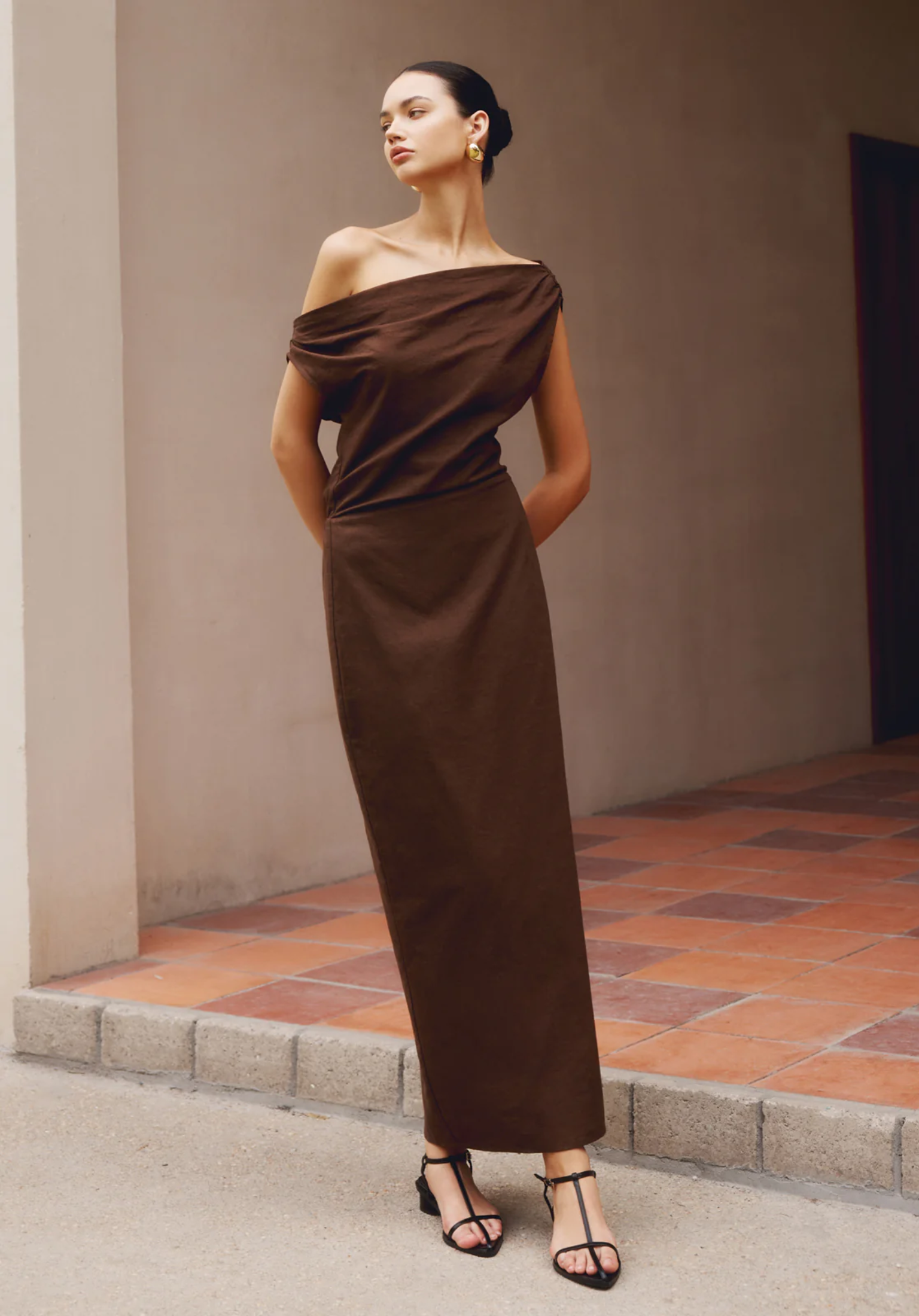 Asymmetrical Maxi Dress